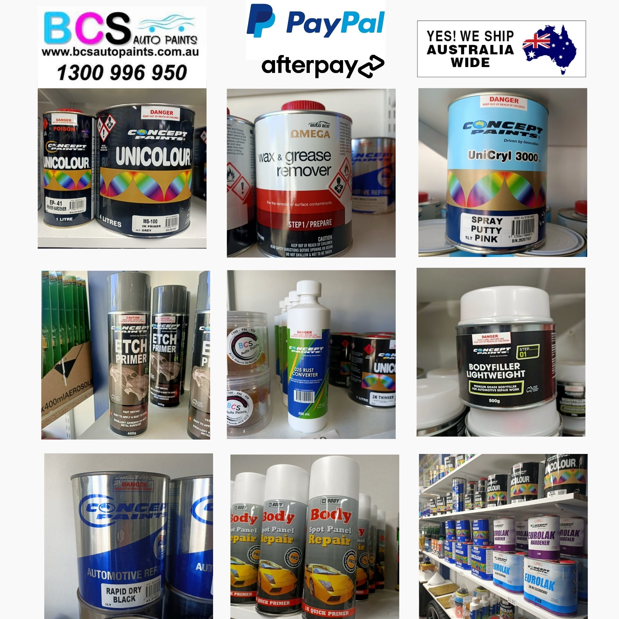 ALL STORE PRODUCTS – BCS Auto Paints