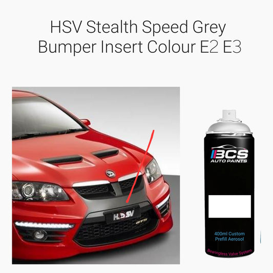 HSV Stealth Speed Bumper Insert Aerosol Paint