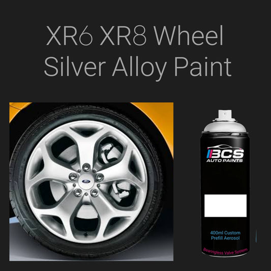 Ford XR6 XR8 Alloy Silver Wheel Aerosol Paint