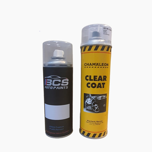 Clear & Base Colour 400ml / 500ml Aerosol Spray Touch Up Paint Kit