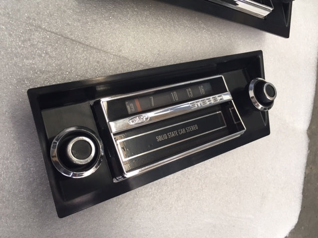 XA XB GT GS FORD 8 TRACK PLAYER DUMMY FACE + BRACKETS