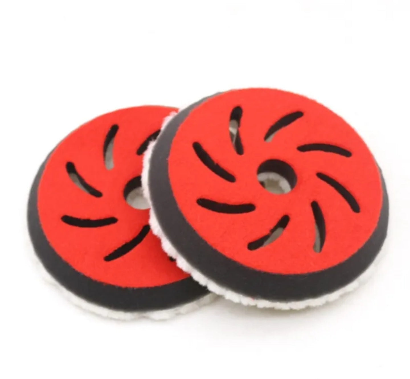 6" Wool Buffing Pad velcro - Polishing