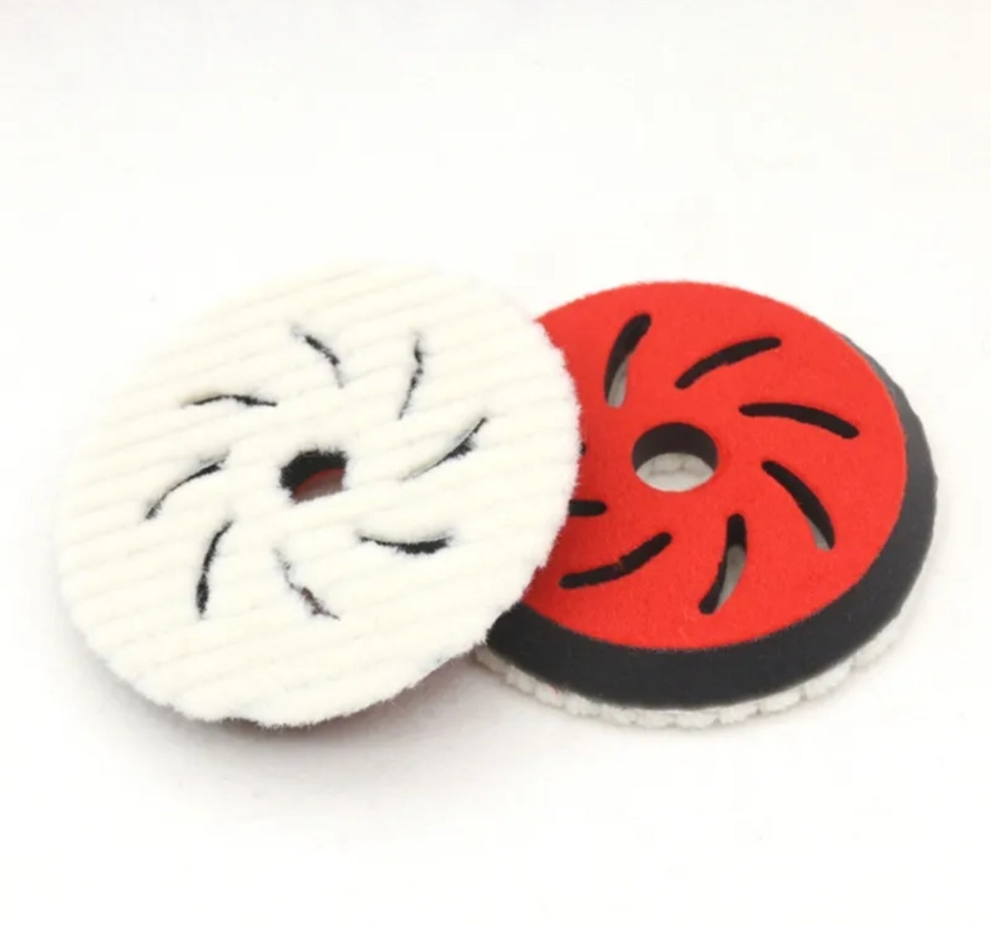 6" Wool Buffing Pad velcro - Polishing