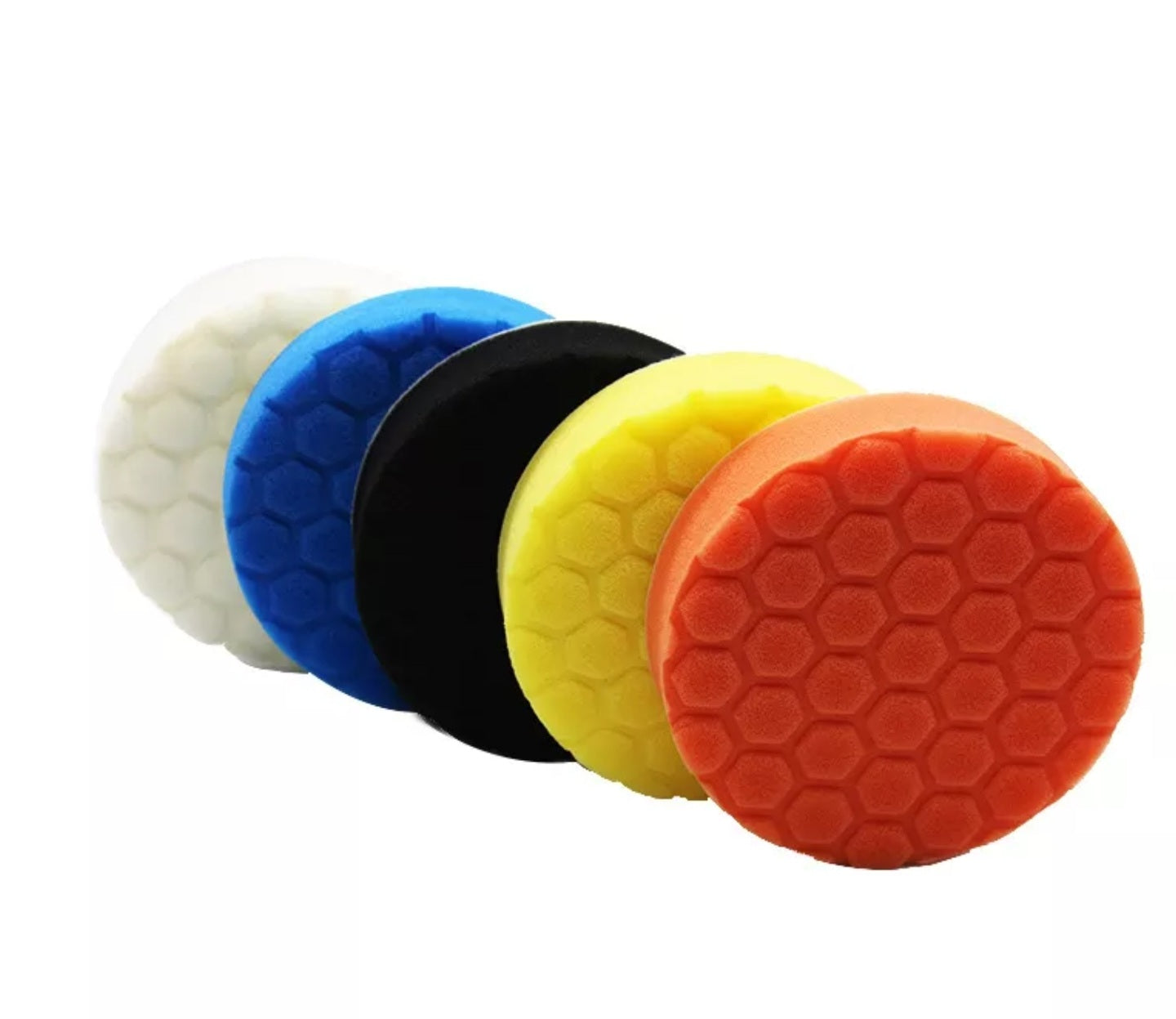 5 Piece Sponge 6" Buffing Pad Kit - Polishing Detailing