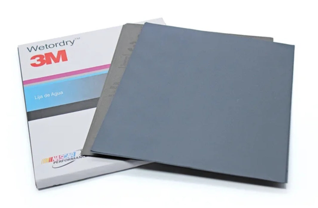 50 Sheets Pack 3m / Matador Wet & Dry Sandpaper Sheets Auto Sand Paper