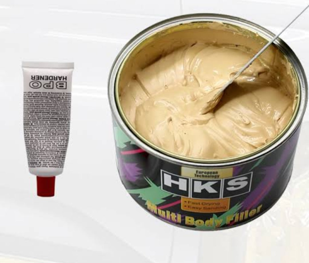 HKS 1KG Body Filler light weight Polyester Putty Easy Sanding Body Repair Putty