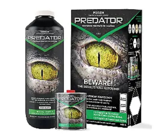 Predator 1 Litre Kit - BLACK TUB LINER KIT COATING KIT 1L Kit