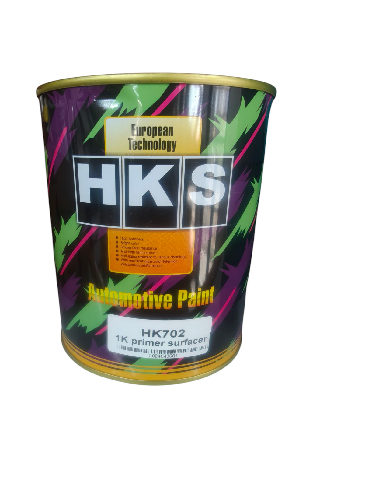 HKS Automotive High Build Acrylic Auto Primer 4 Litre