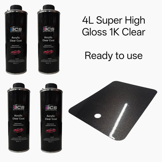 4 Litre 1K High Gloss New Concept Acrylic Automotive Clear