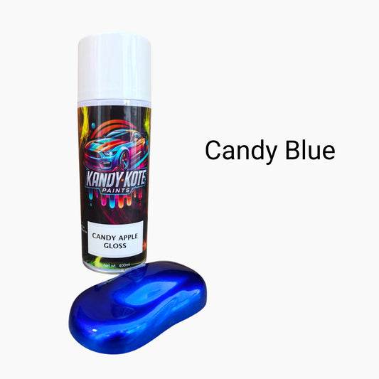 Kandy Kote Aerosols Paint Candy 1K Super Gloss Top Coat ( Candy Blue)