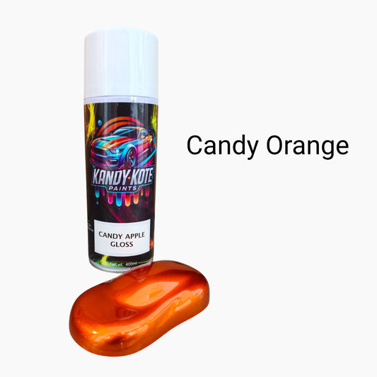 Kandy Kote Aerosols Paint Candy 1K Super Gloss Top Coat ( Candy Orange)