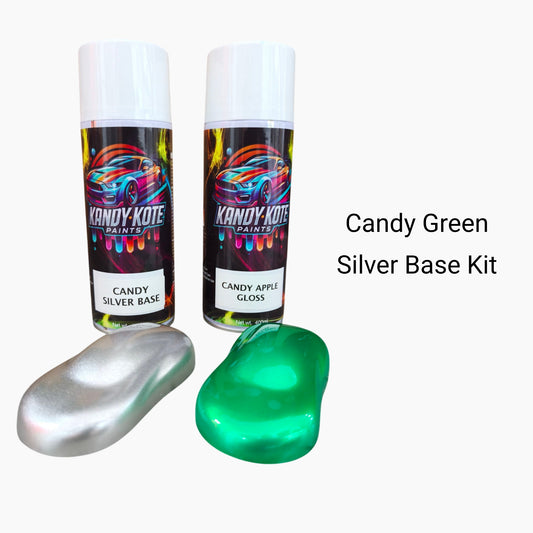 Kandy Kote Aerosol Paint Kit Candy 1K Super Gloss Top Coat ( Candy Green )