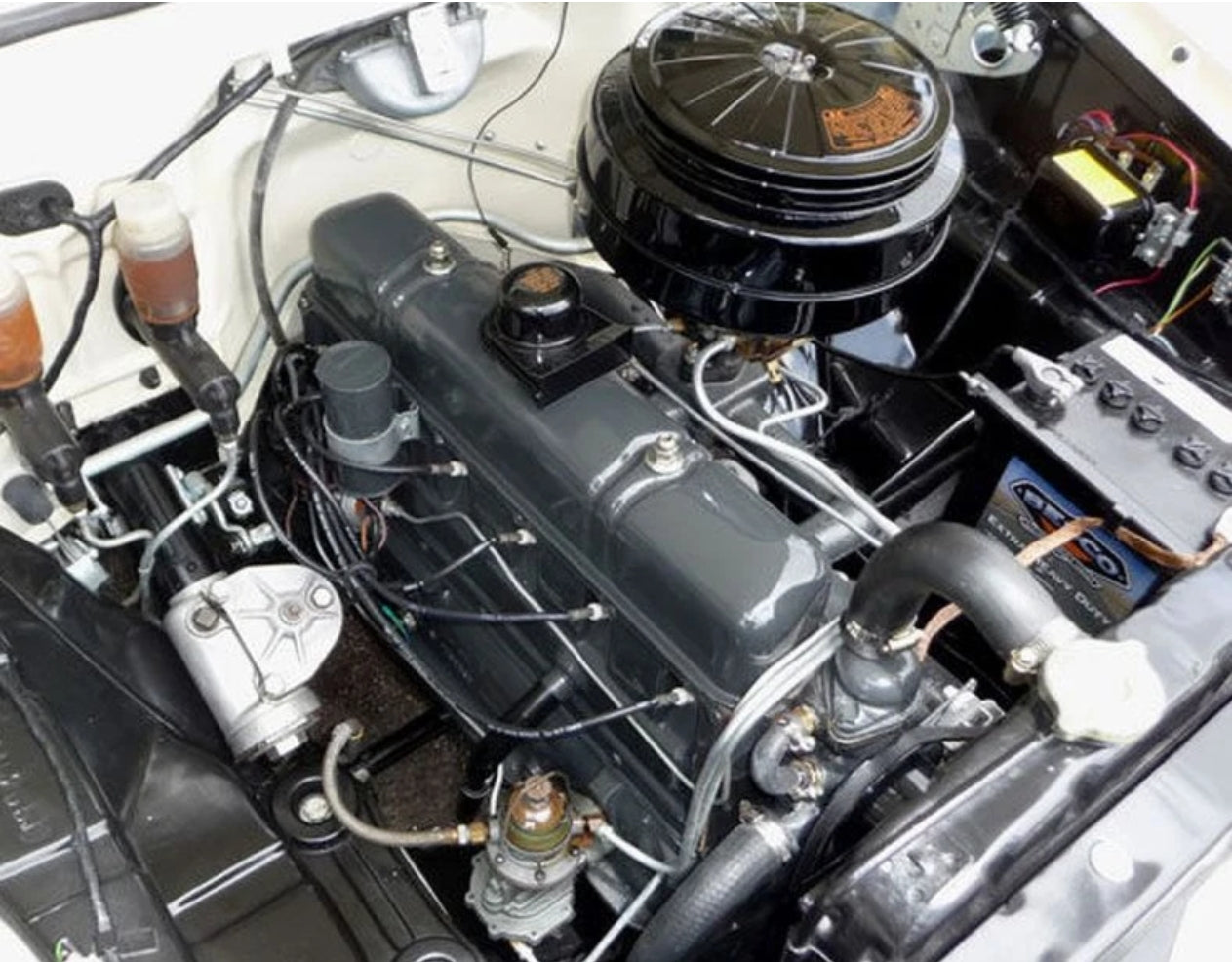 Engine Motor Heat Paint GMH Early Holden Grey 173 186 202 6 4 CYL