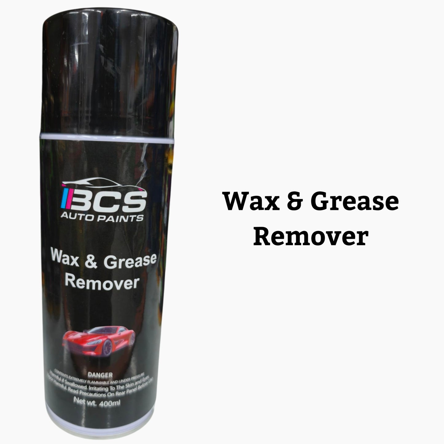 Wax & Grease silicon Remover 400ml Aerosol Spray Deoiling Pre Paint Cleaner BCS