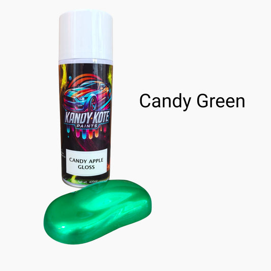 Kandy Kote Aerosols Paint Candy 1K Super Gloss Top Coat ( Candy Green)
