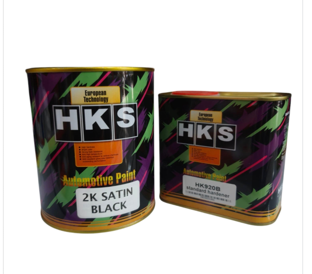 HKS Satin Black 2K 1.5 Litre Kit Automotive Paint