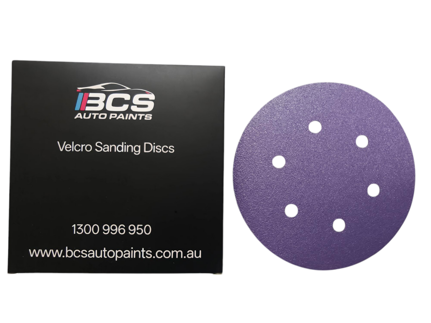 6" 150mm #80 - #2000 Ceramic Purple Sanding Disc 5pc Sandpaper