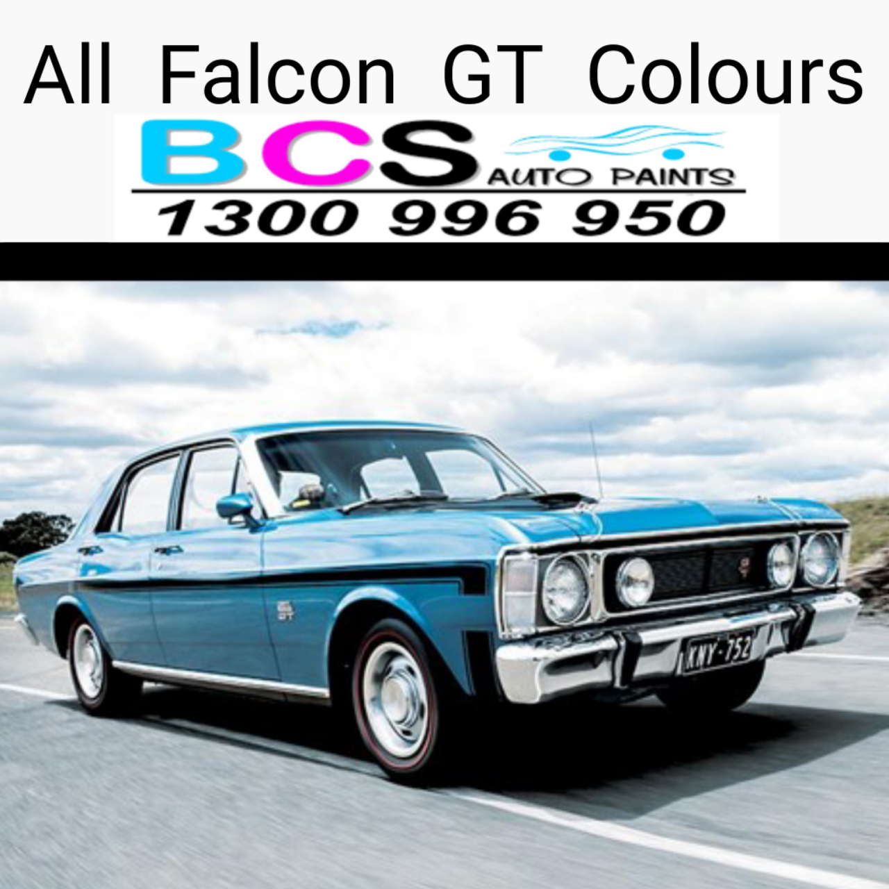 XW Falcon GT Aerosol Paints