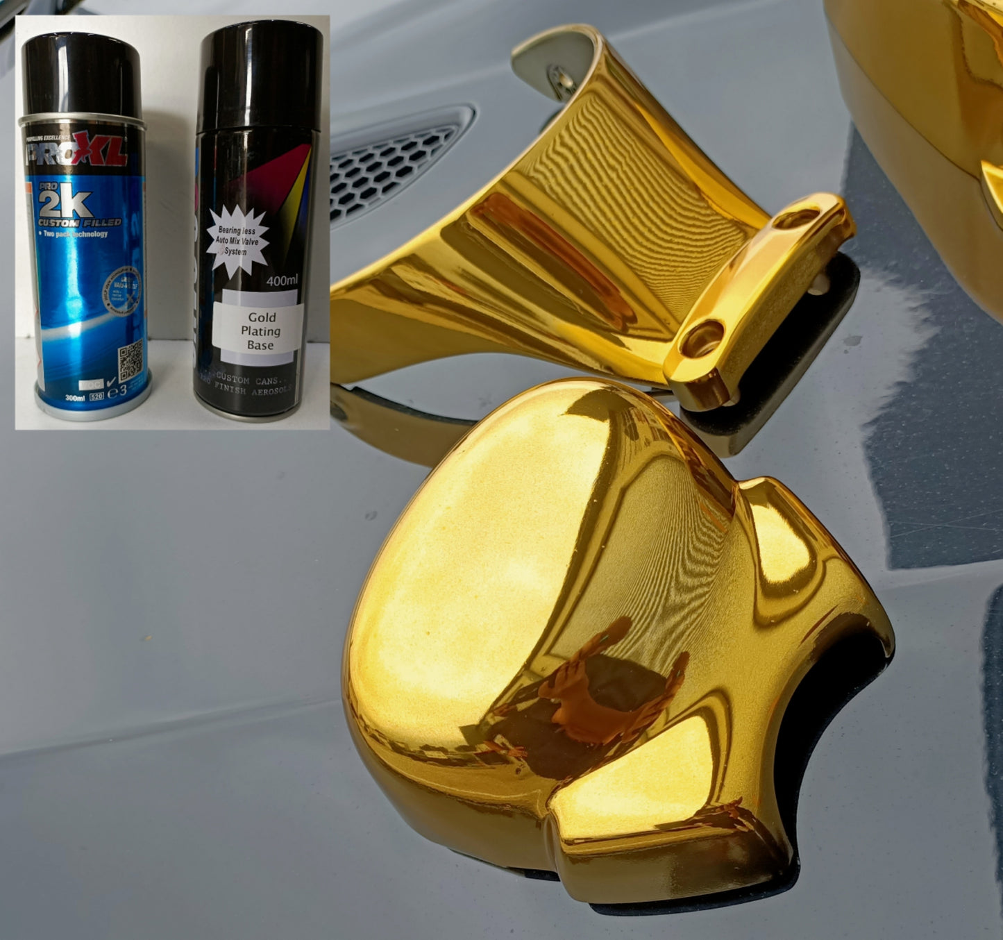 Gold Plating 2k Activated Base and HS Clear kit