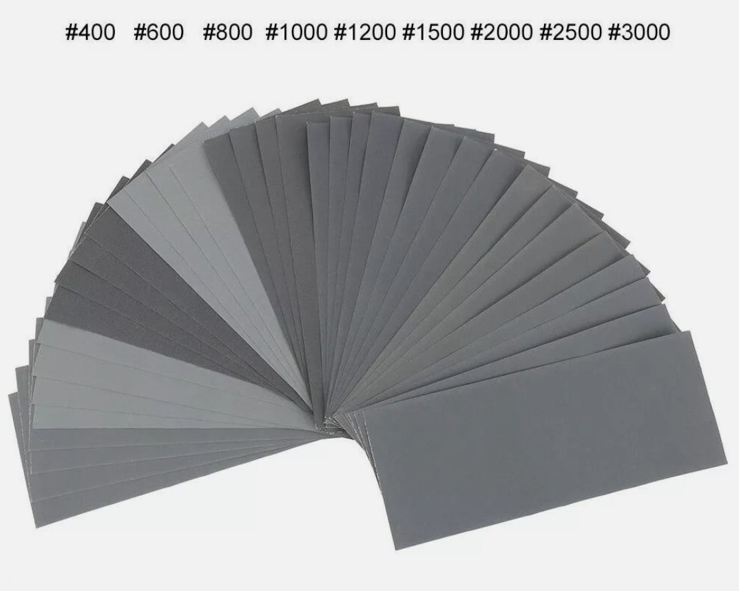 Wet & Dry Sandpaper Sheets Auto Sand Paper