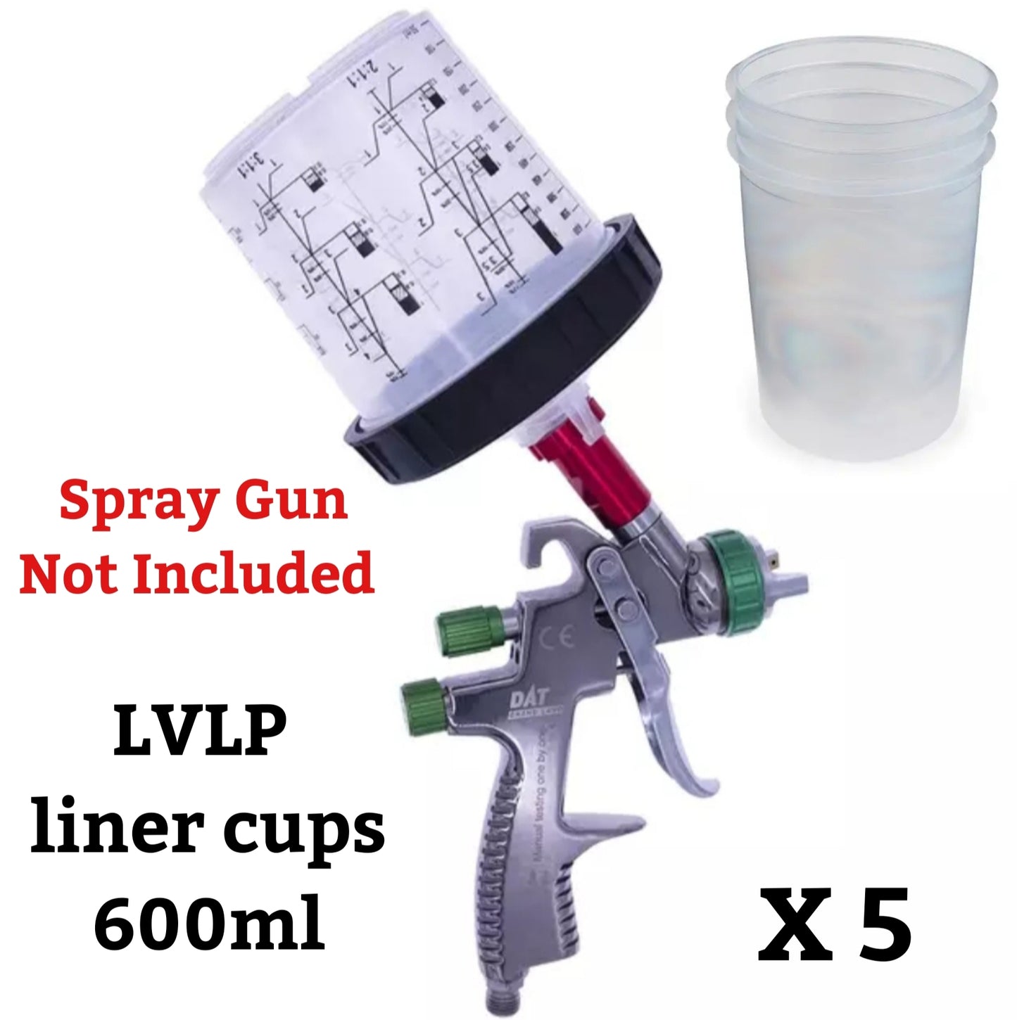 Lvlp Professional spray gun liners