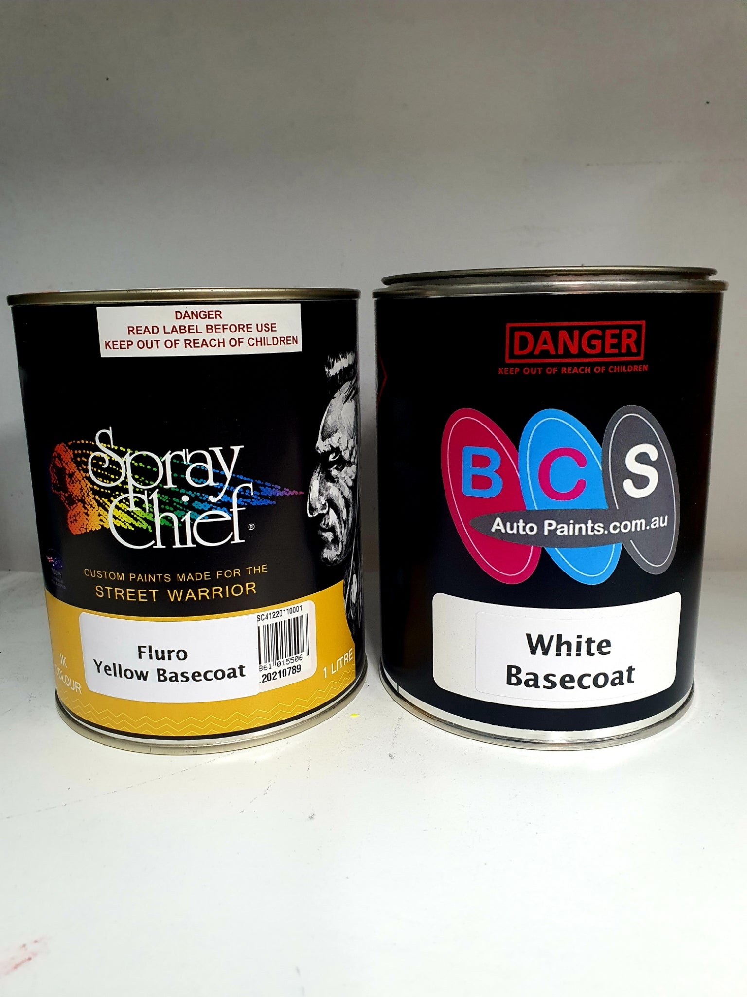1L Spray Chief Fluro Yellow Base & Fluro Kit | BCS Auto Paints