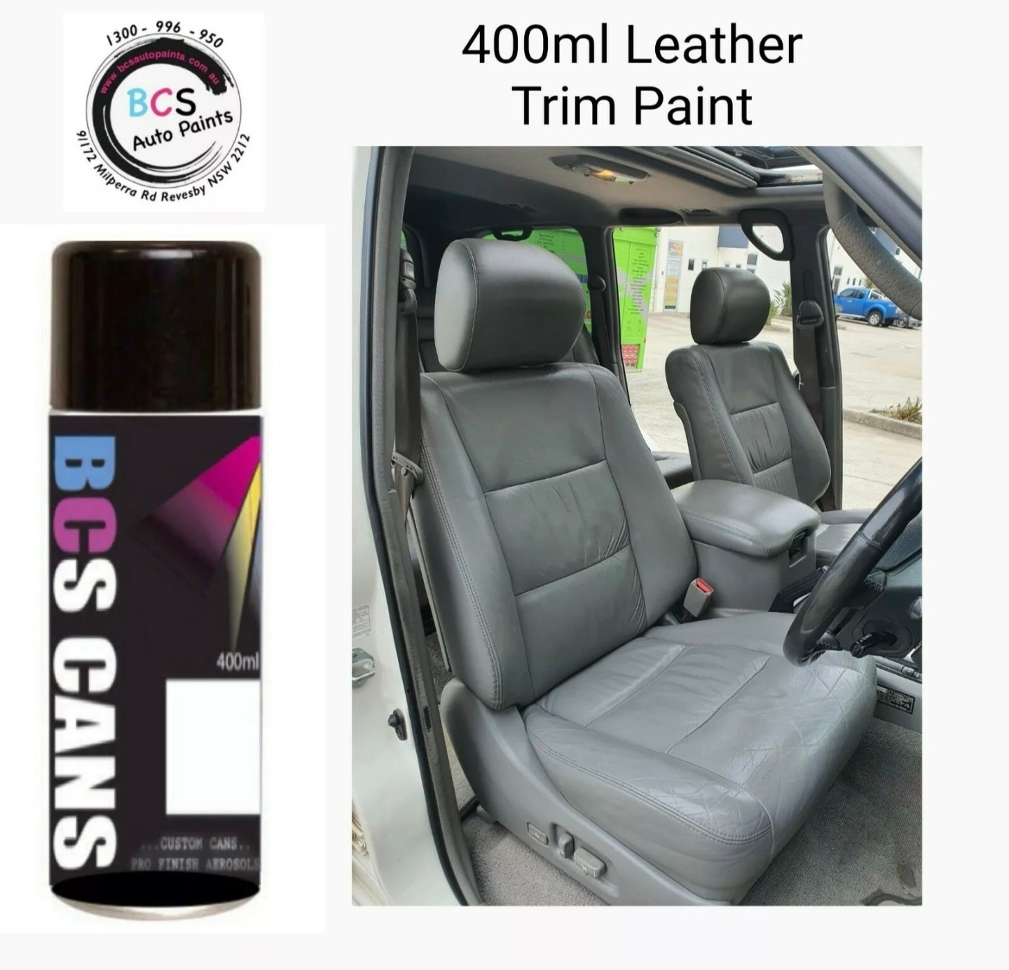 TOYOTA LANDCRUISER 100 SERIES GREY LEATHER TRIM PAINT SUIT VX SAHARA