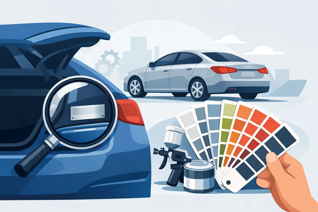 How to Find Paint Code on Your Vehicle