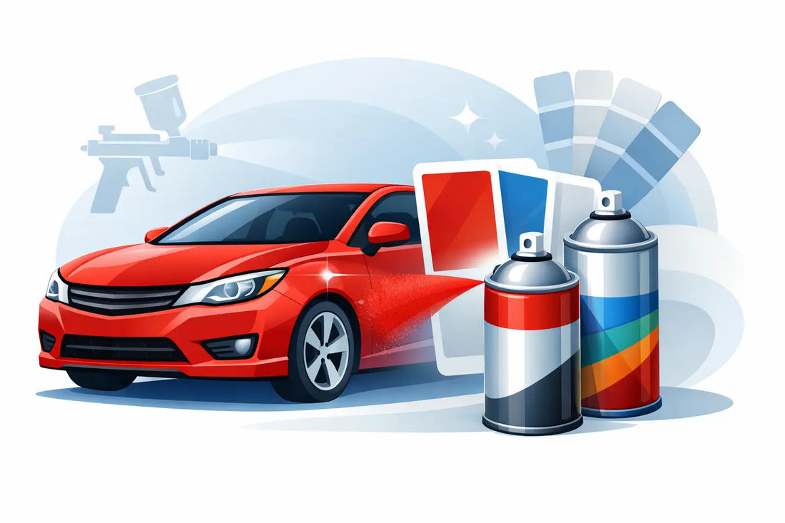 Aerosol Car Paint Matched the Right Way