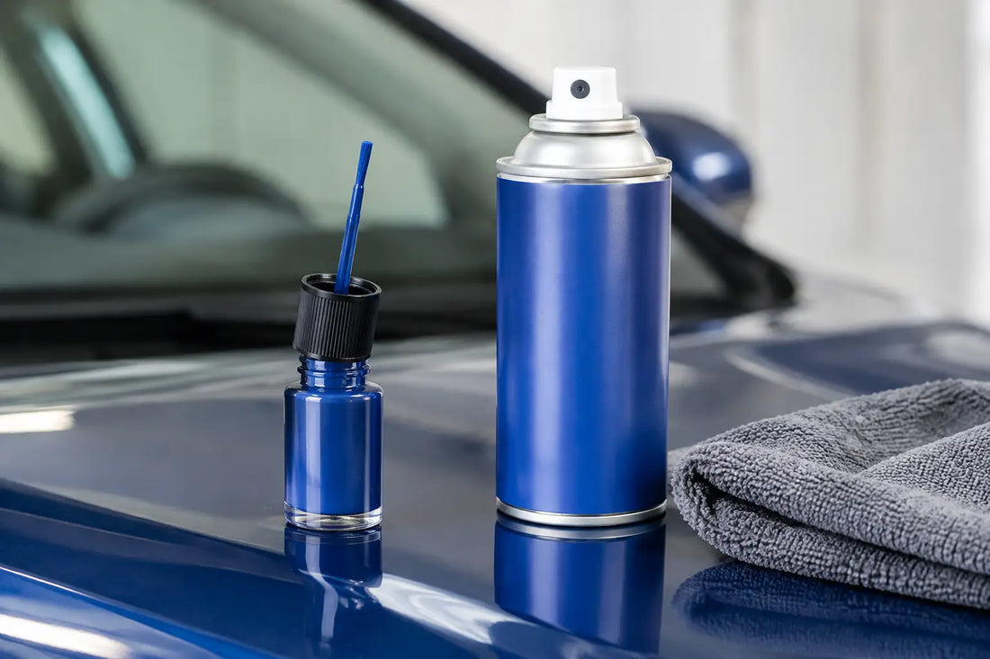 Brush Bottle Versus Aerosol for Car Repairs