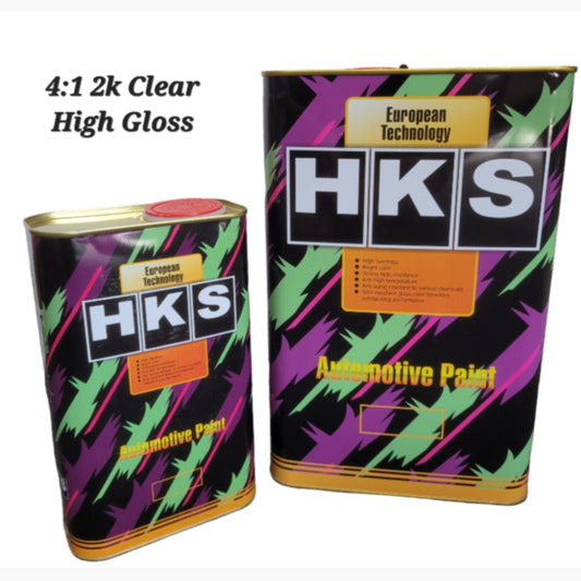 HKS 4 Litre 2k Clear and hardner Kit