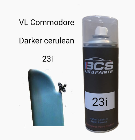 VK - VL SS Commodore Brock ceulean trim paint 400ml Aerosol -  23i Darker