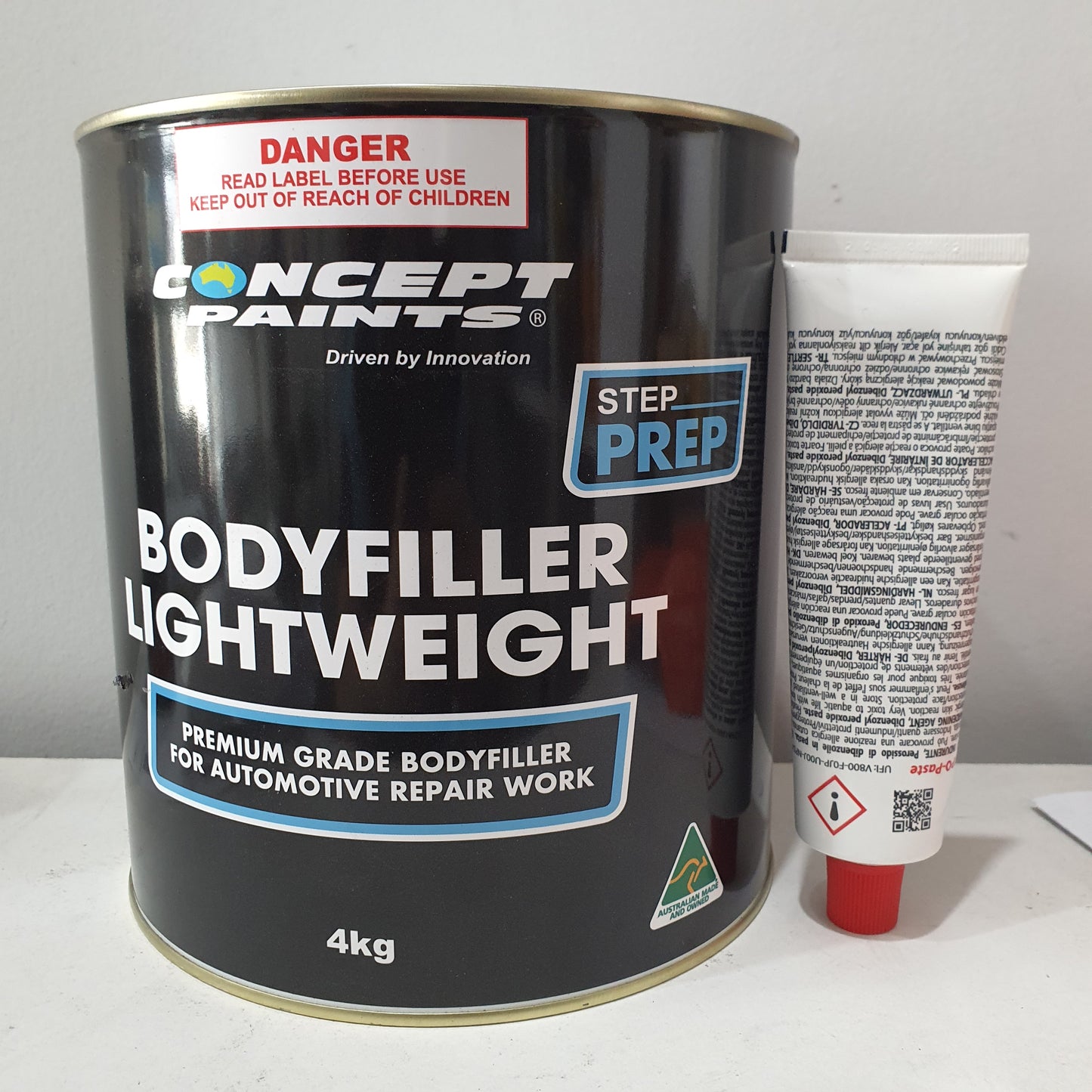 Concept Light Weight Body Filler 4KG - 2K POLYESTER FILLER