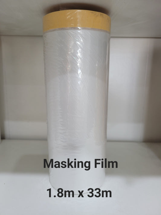 Car Masking Plastic Sheet Roll Film 1.8m x 33m
