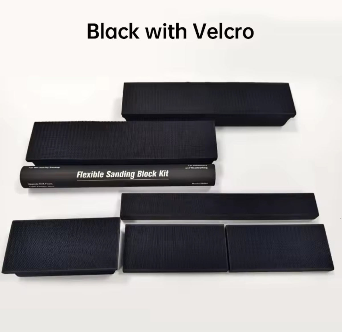 EVA foam sanding block set for automotive surface preparation