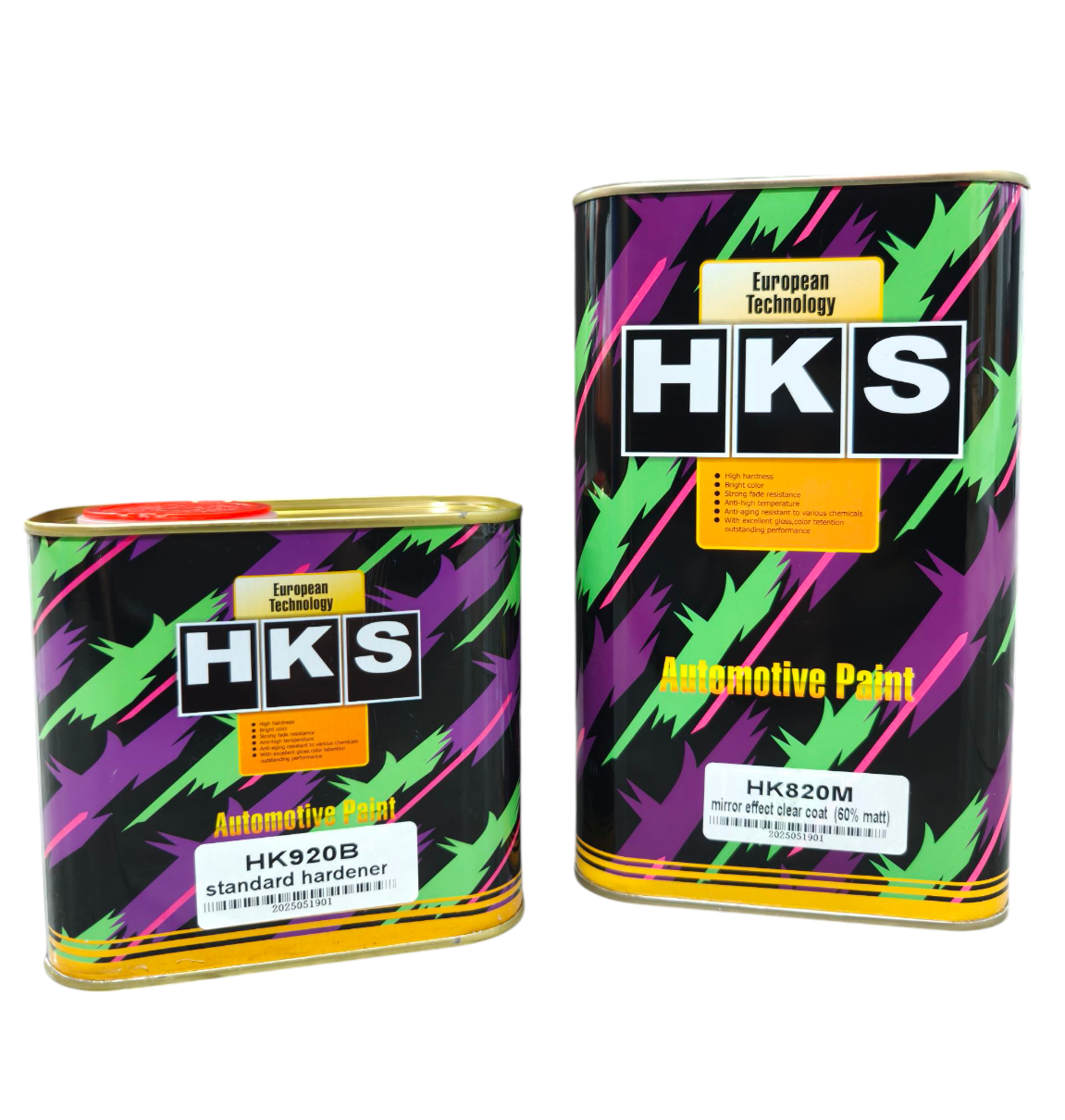 2K 2:1 Matt Clear 1.5L Kit with Hardner For Auto Body Paint Repairs 2 Pack