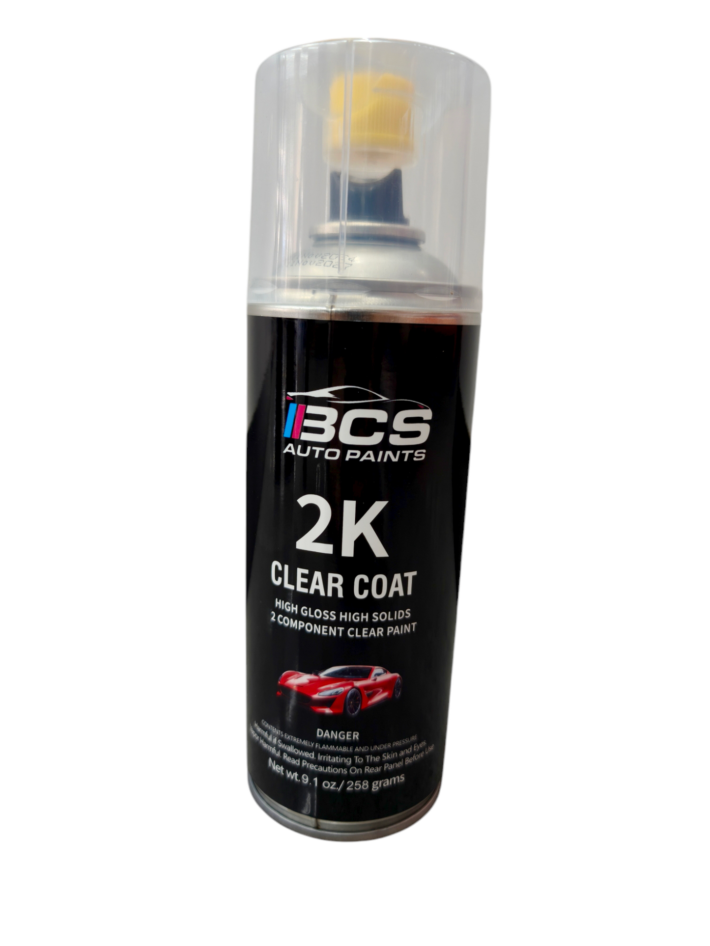 BCS 2k Activated HS High Gloss Clear Aerosol Paint