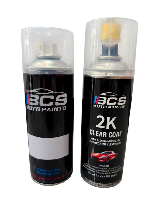 2k HS Clear & Base Colour 400ml Aerosol Spray Paint