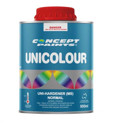 Concept 2K Paint Hardner 500ml MS UNI NORMAL