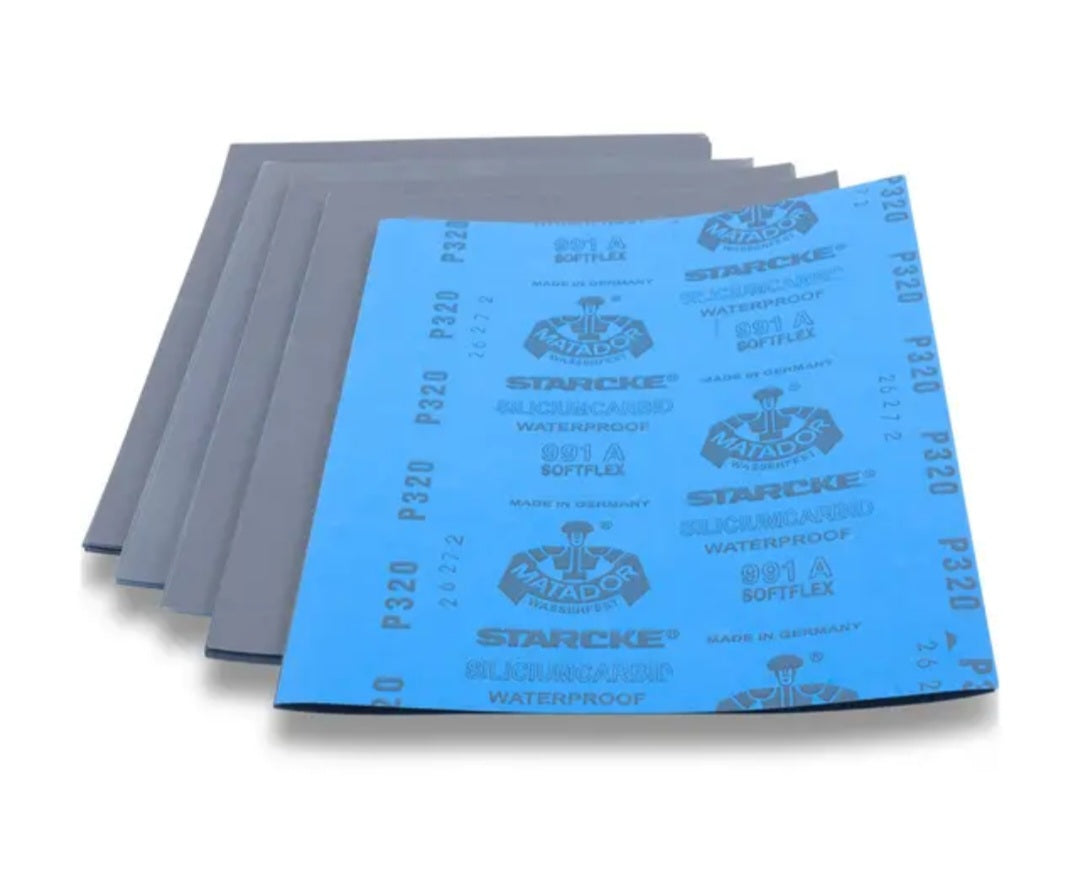 50 Sheets Pack 3m / Matador Wet & Dry Sandpaper Sheets Auto Sand Paper