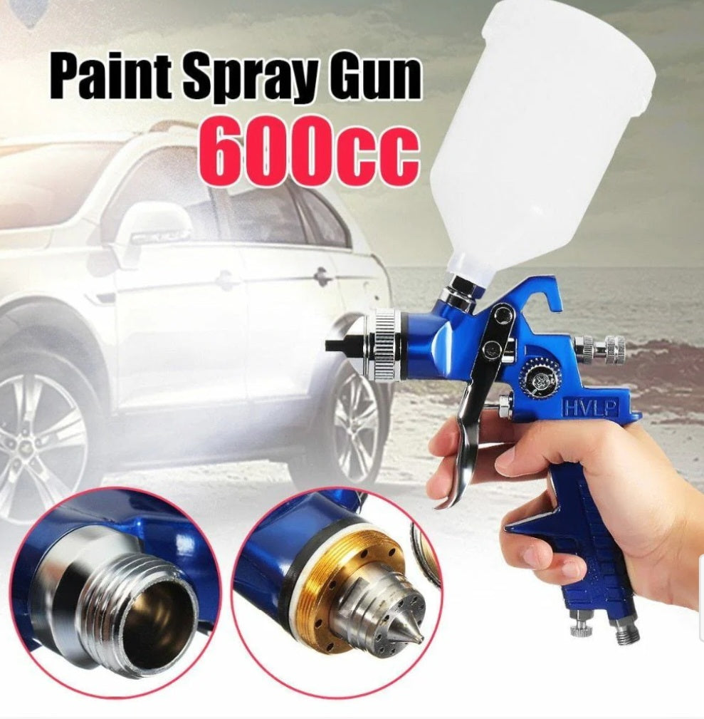 Hvlp 2x Auto Paint Spray Gun Kit, Gravity Feed DIY