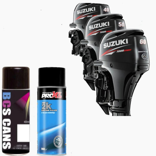 Suzuki 4 stroke outboard Black Met Kit