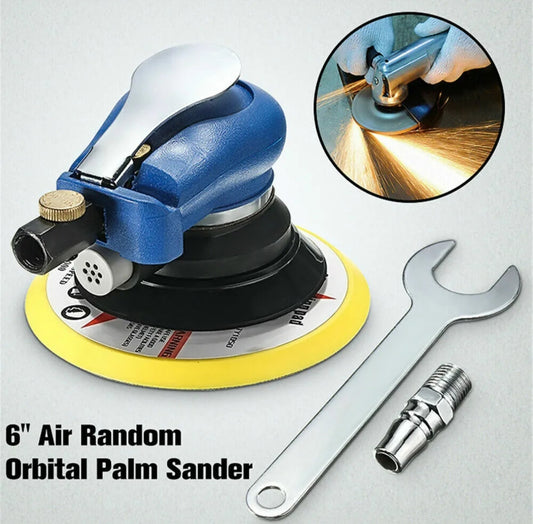 Air Orbital Palm Sander 6" 150mm Dual Action