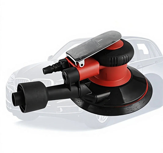 Professional Air Orbital Palm Sander 6" 150mm Dual Action  With Vacuum Hose