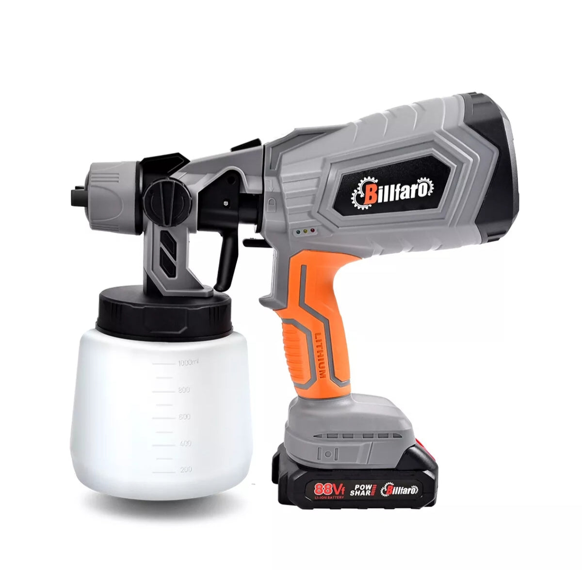 Cordless High Pressure Airless Spray Gun Paint Sprayer  Makita 18V Battery Compatible
