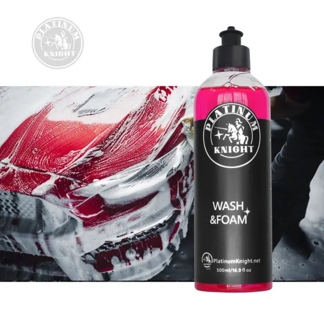 Platinum Snow Foam Car Wash Shampoo Ph Neutral Car Care Foaming Soap Wax Polish Auto Detailing