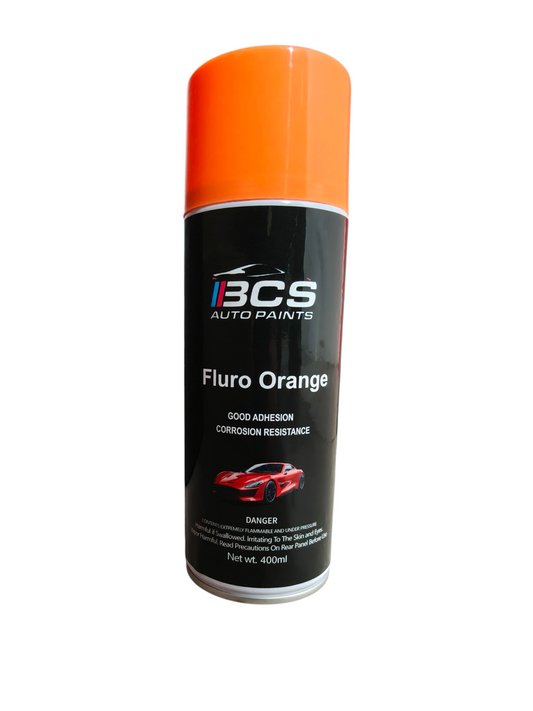 Fluro Orange Aerosol Paint Aerosol 400ml Base Coat Flourescent
