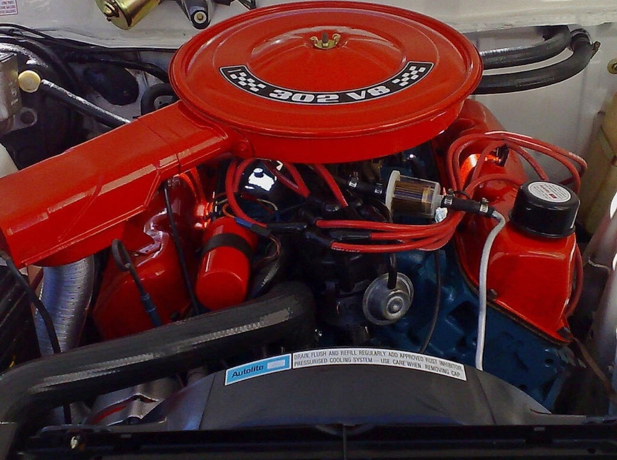 Engine Motor Heat Paint XA XB GT GS 302 351 Cleveland Orange