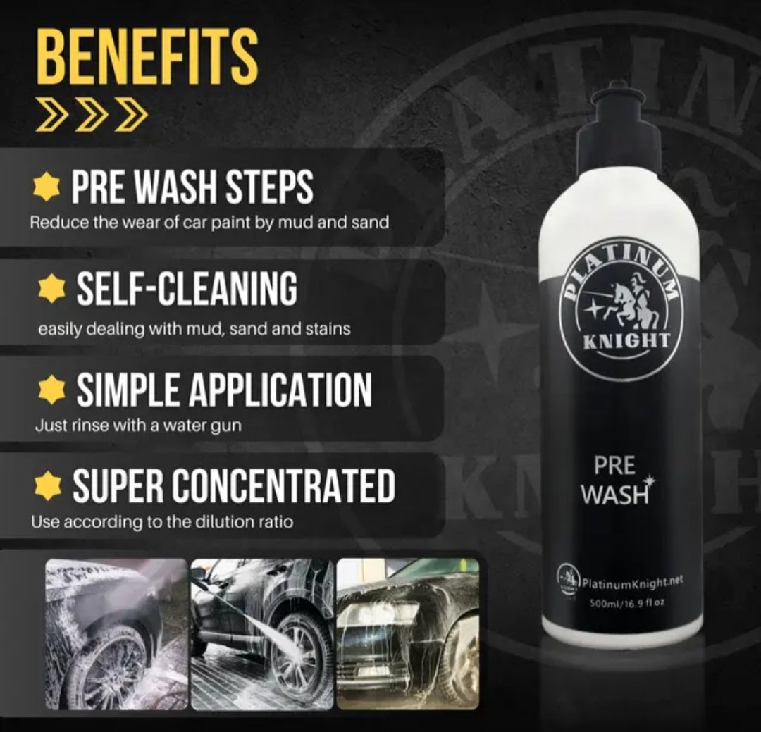 Platinum PRE Wash TouchLess Car Shampoo Self-cleaning Prevents car wash swirls & scratches