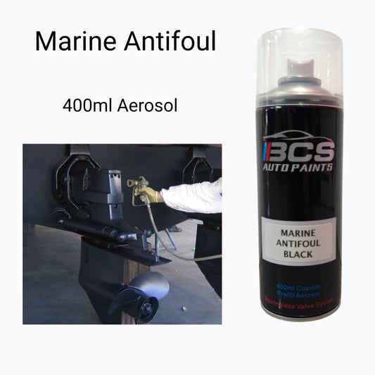 Marine Antifoul Paint 400ml Aerosol Black Boat Hull Paint